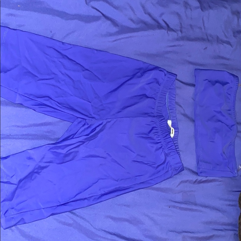 Fashion Nova Blue 2 Piece Set